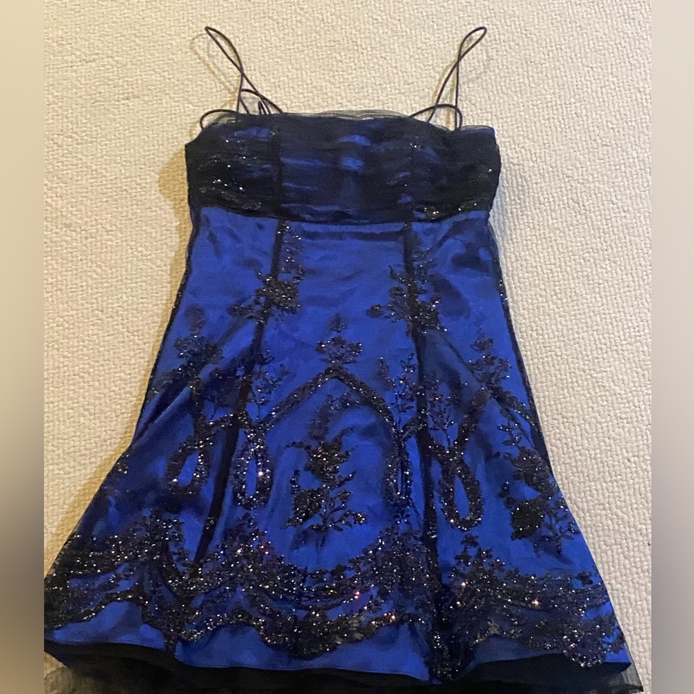 Blue hoco dress